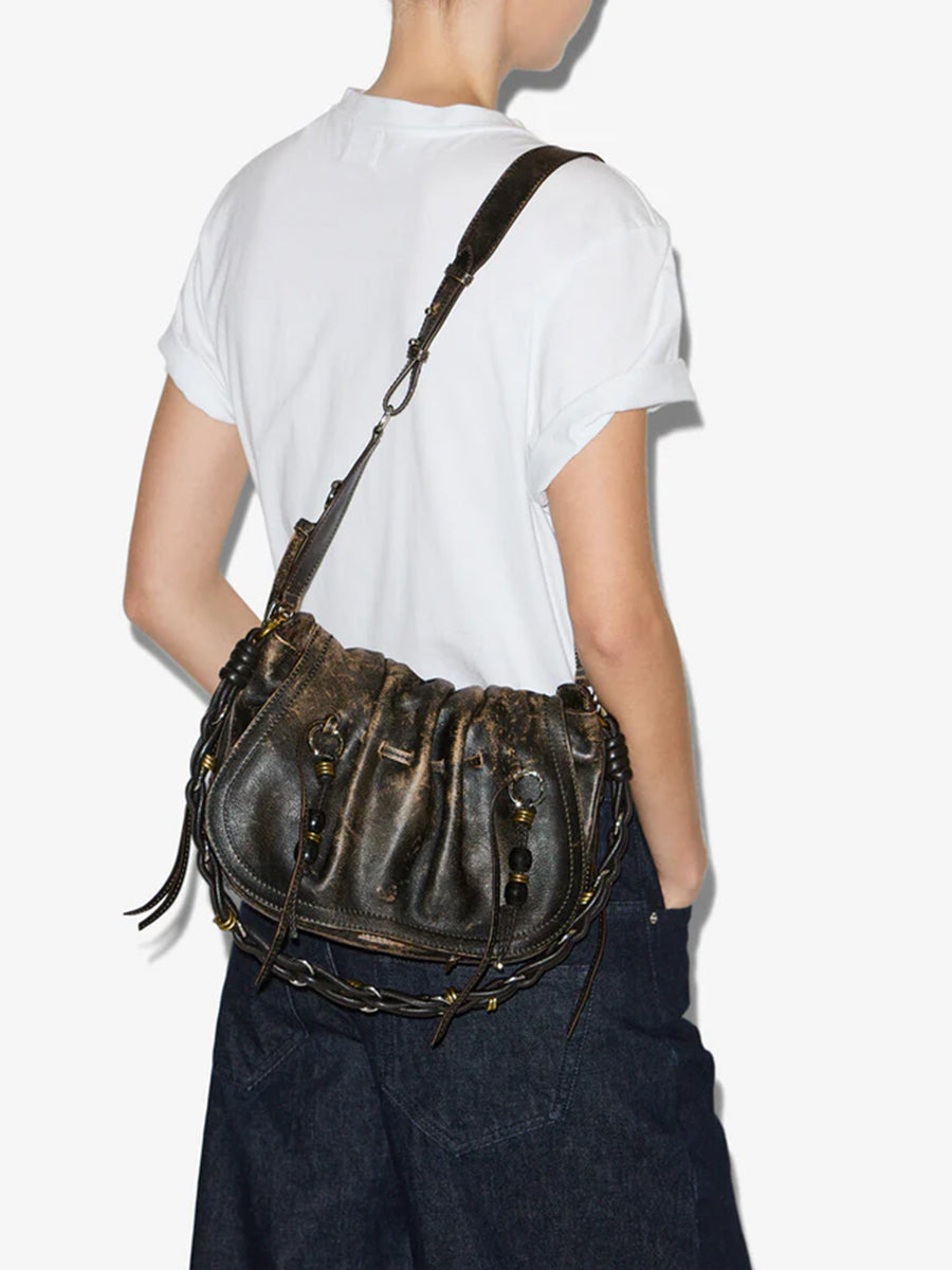 Isabel Marant Bolton Shoulder Bag in Vintage Brown