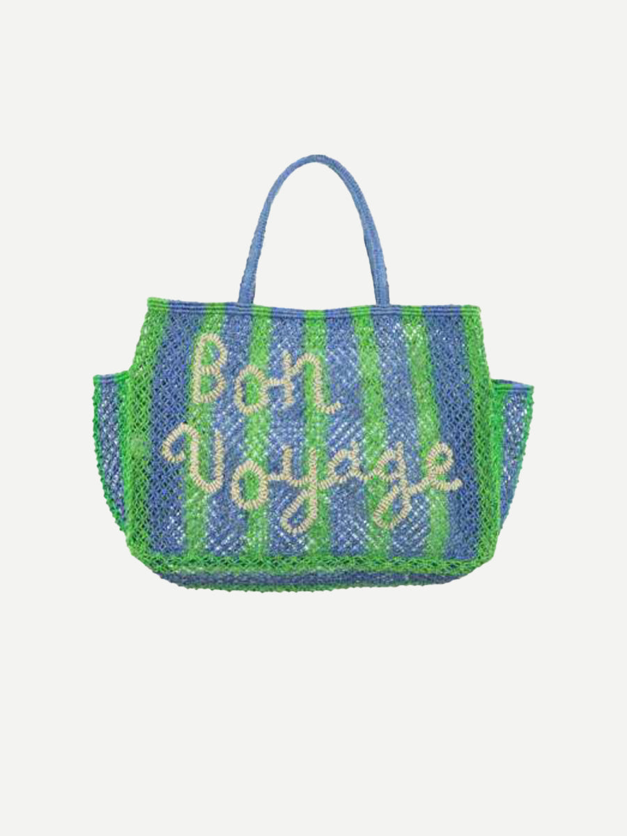 The Jacksons Barry Bag - Bon Voyage in Pebble/New Green