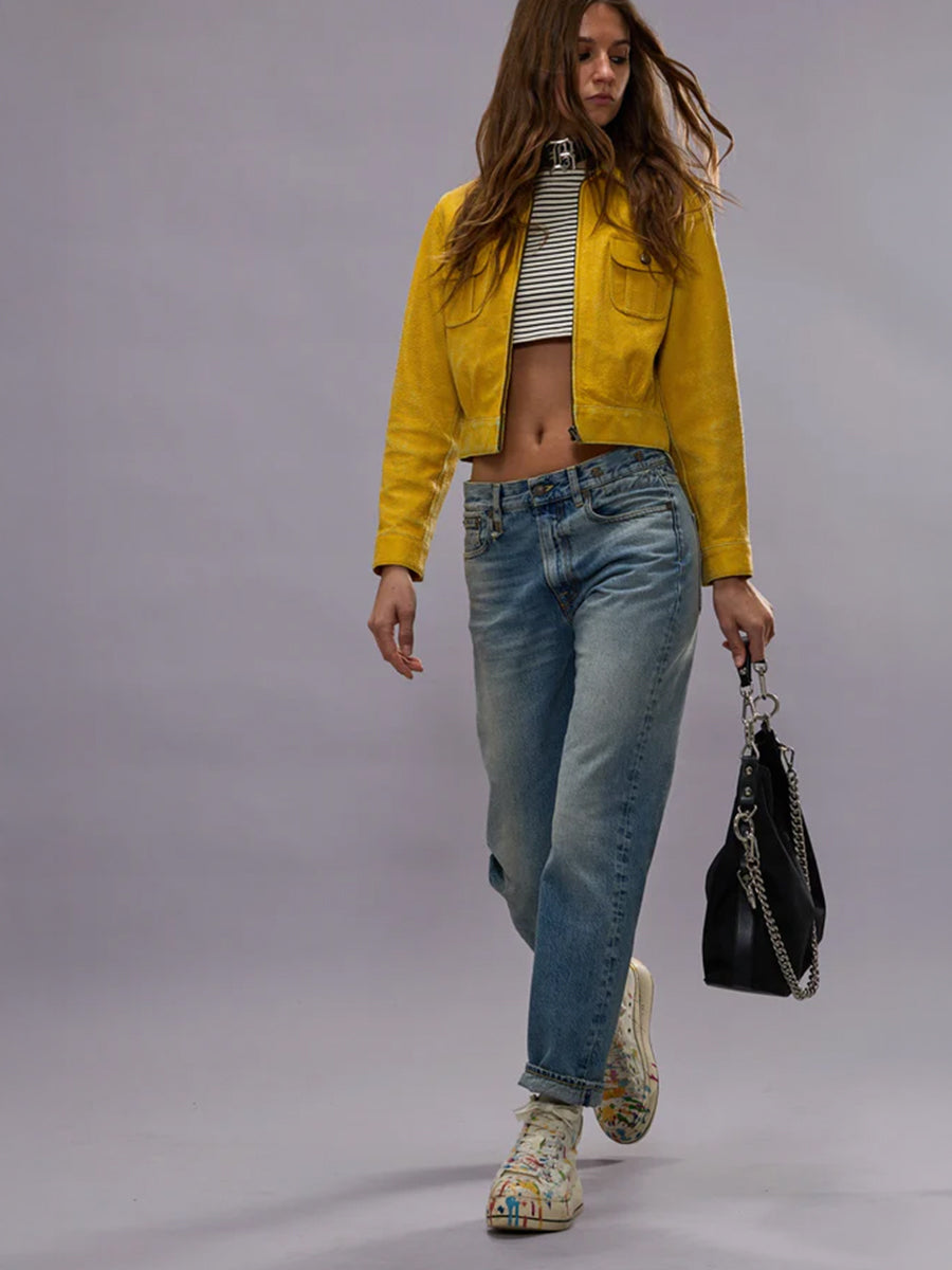 R13 | Boyfriend Jean in Veiled Blue