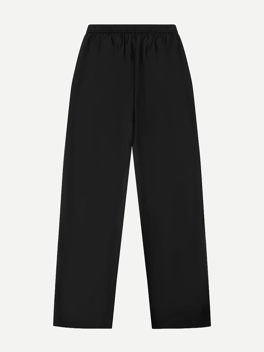 Jac + Jack Brig Silk Pant in Black