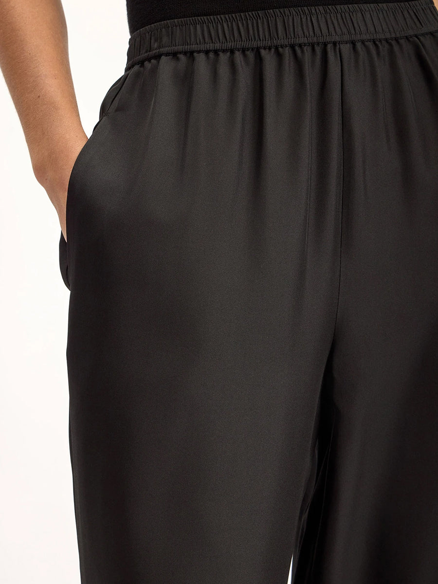 Brig Silk Pant in Black
