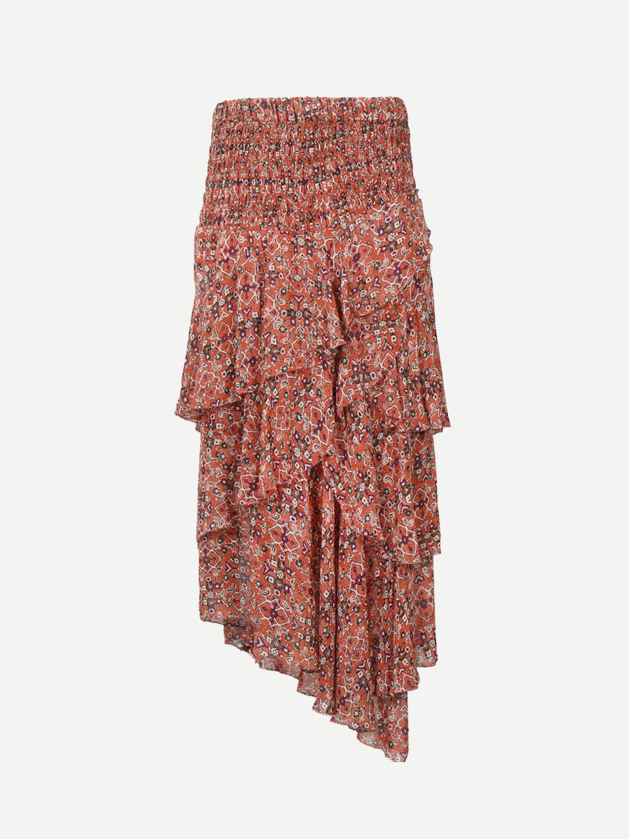 Isabel Marant Brigitte Skirt in Rust