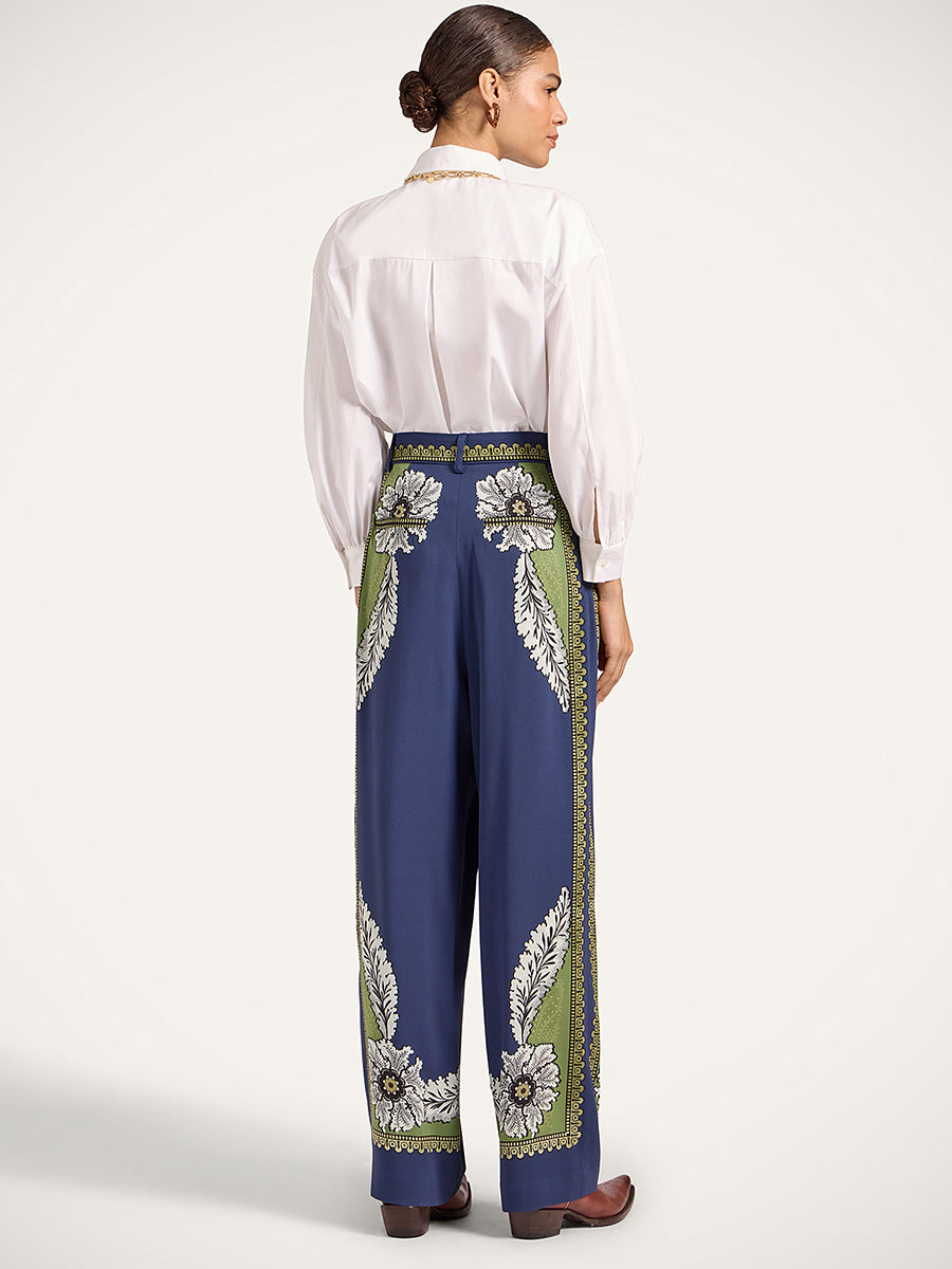 La DoubleJ Brooklyn Pants in Bounty Navy Placee