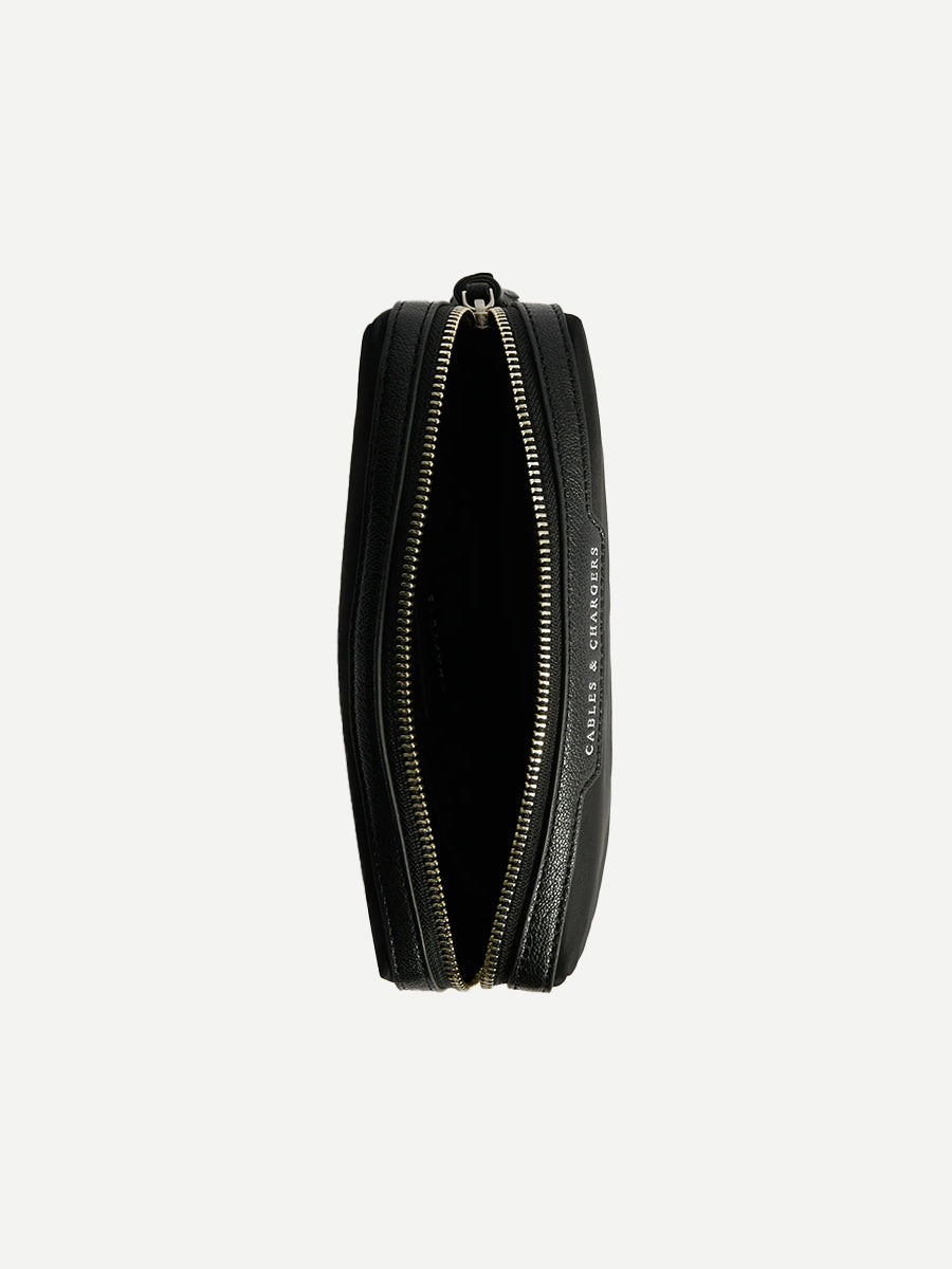 Anya Hindmarch Cables & Chargers in Plain Black Nylon