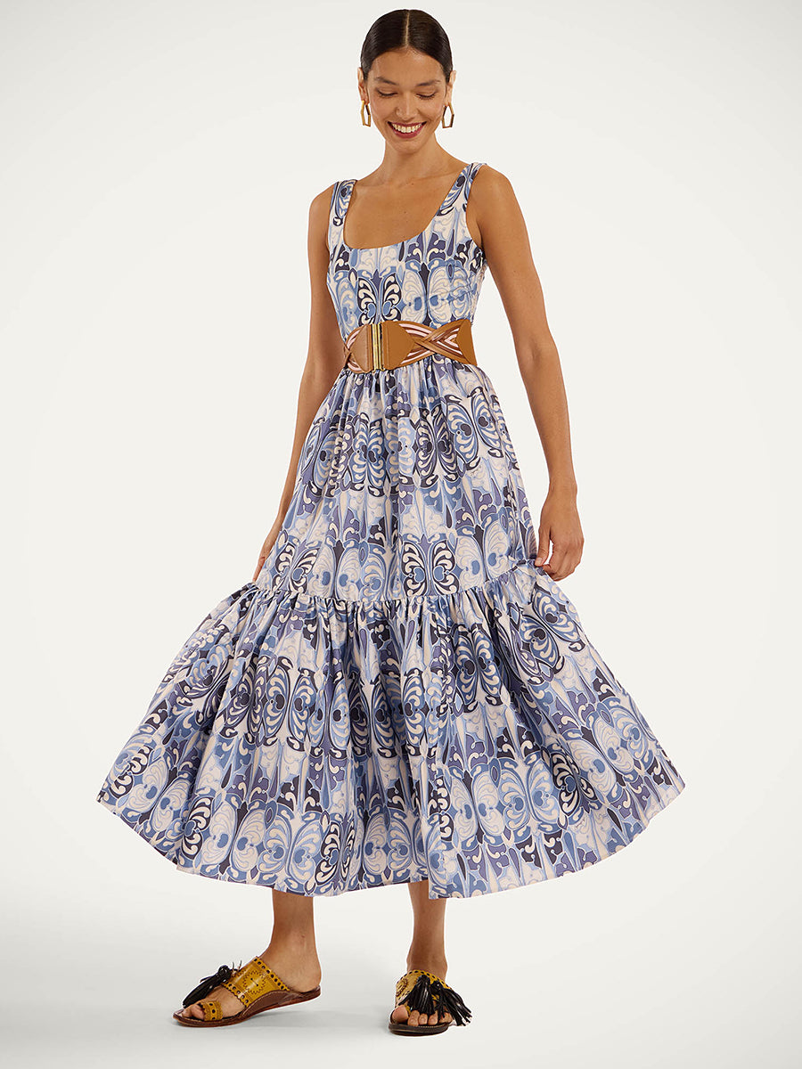 Capri Dress in Cocoon Blue