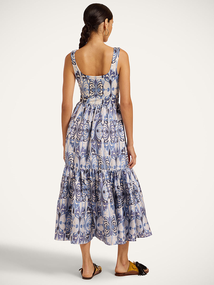 Capri Dress in Cocoon Blue