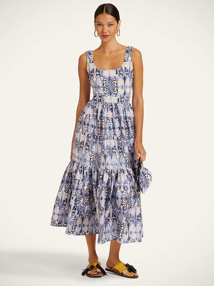 Capri Dress in Cocoon Blue