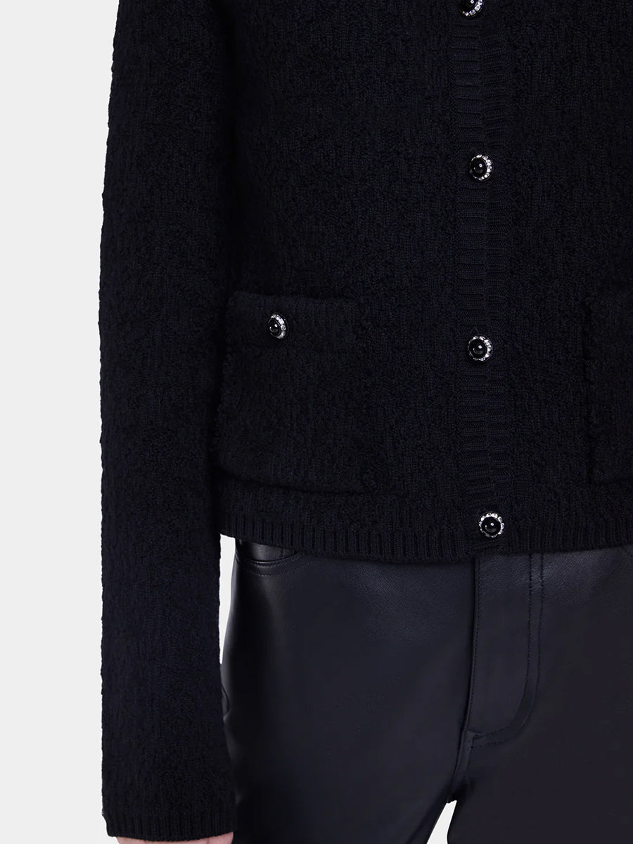 Rabanne Cardigan in Black