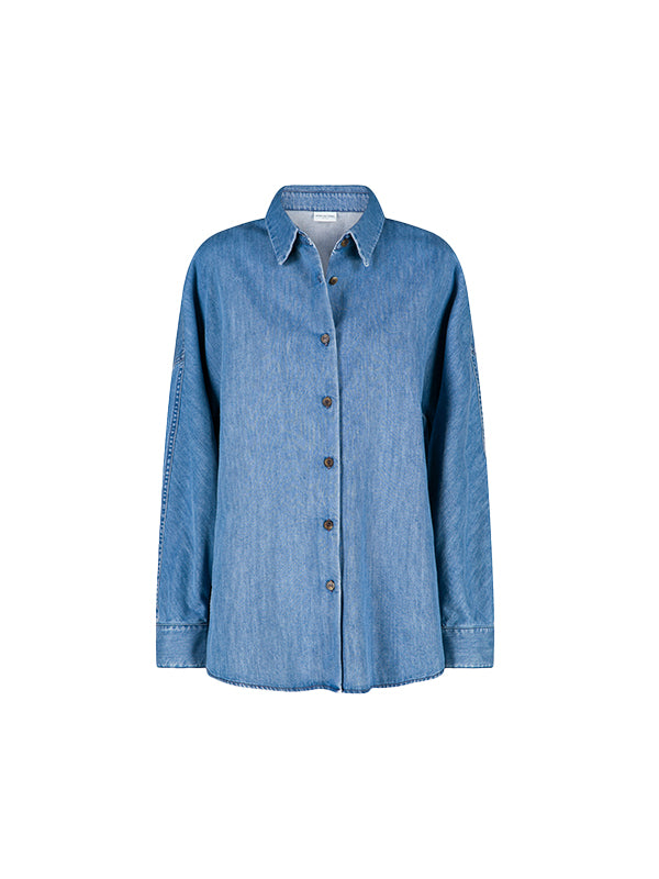 Dries Van Noten | Casio Denim Shirt in Light Blue