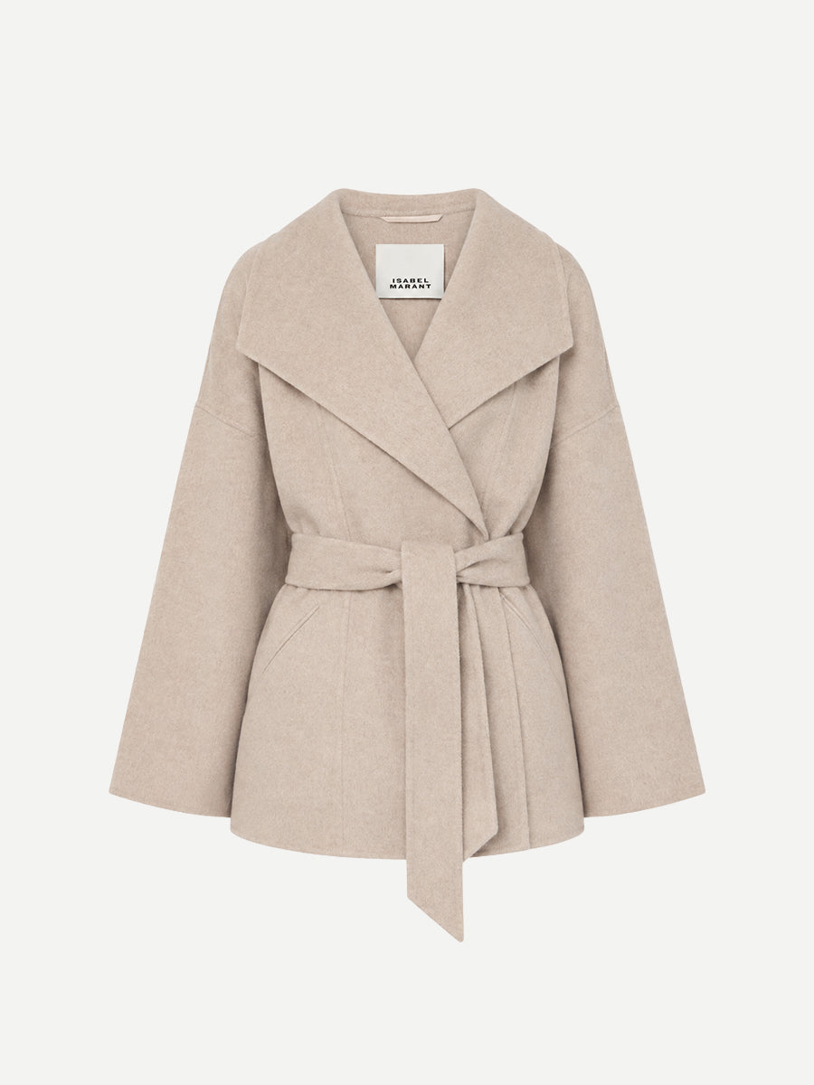 Ceaton Coat in Sand