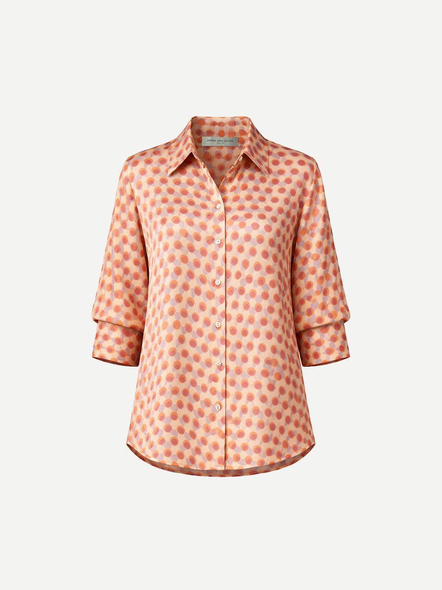 Dries Van Noten Celindo Shirt in Old Rose