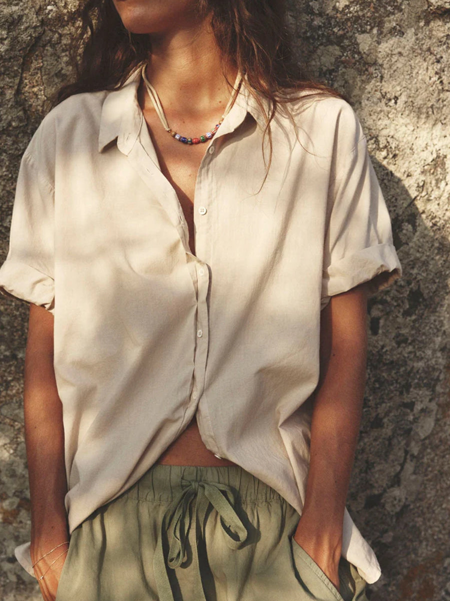 Channing Shirt in Parchment