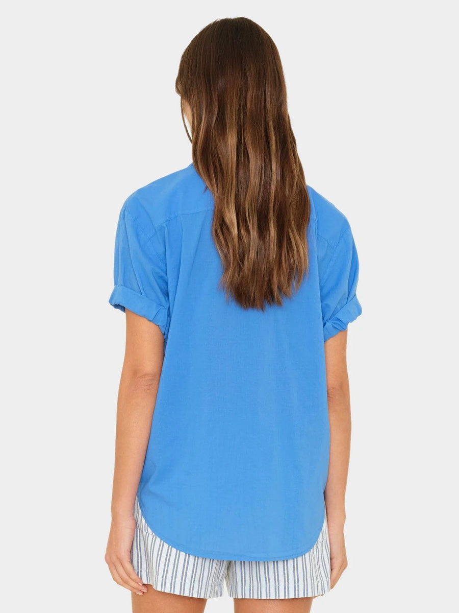 Channing Shirt in Capri Blue