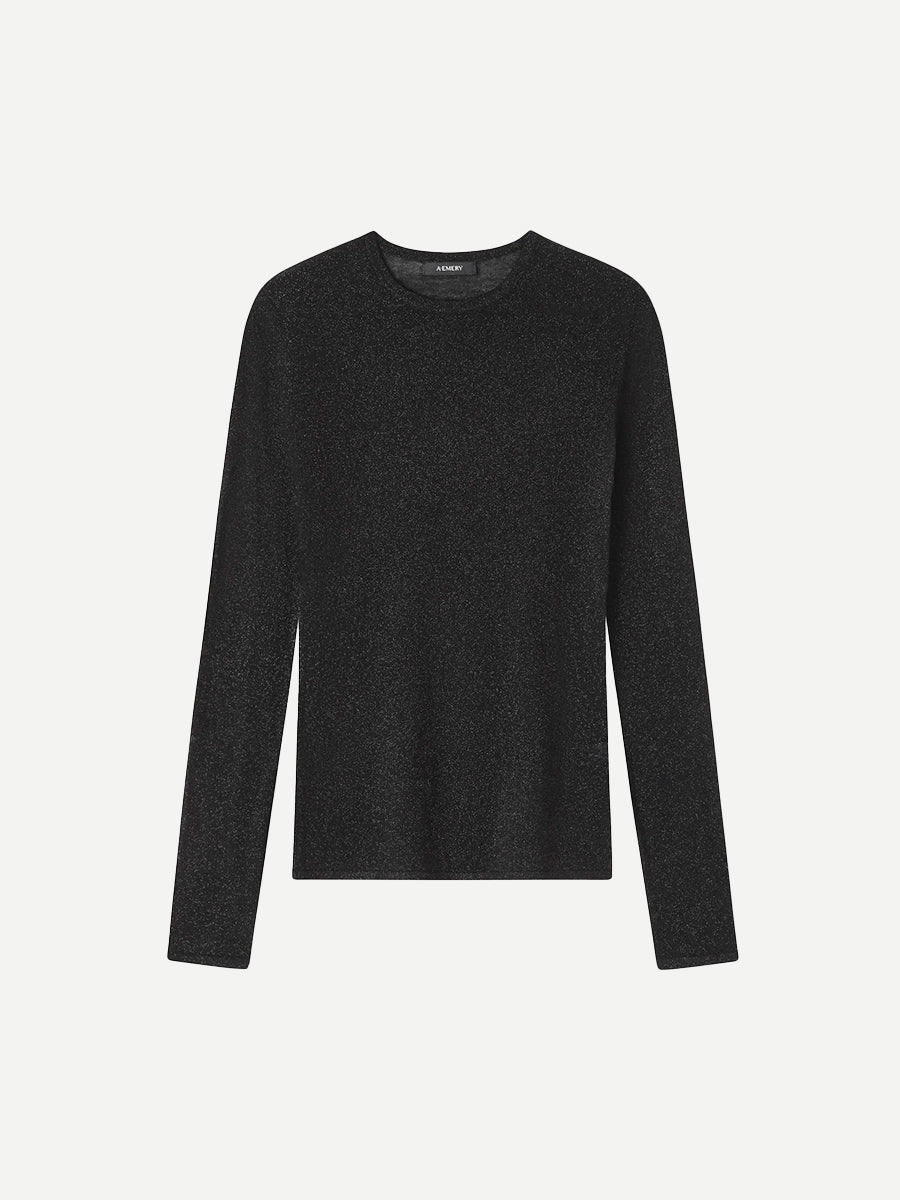 Charlie Top in Metallic Black