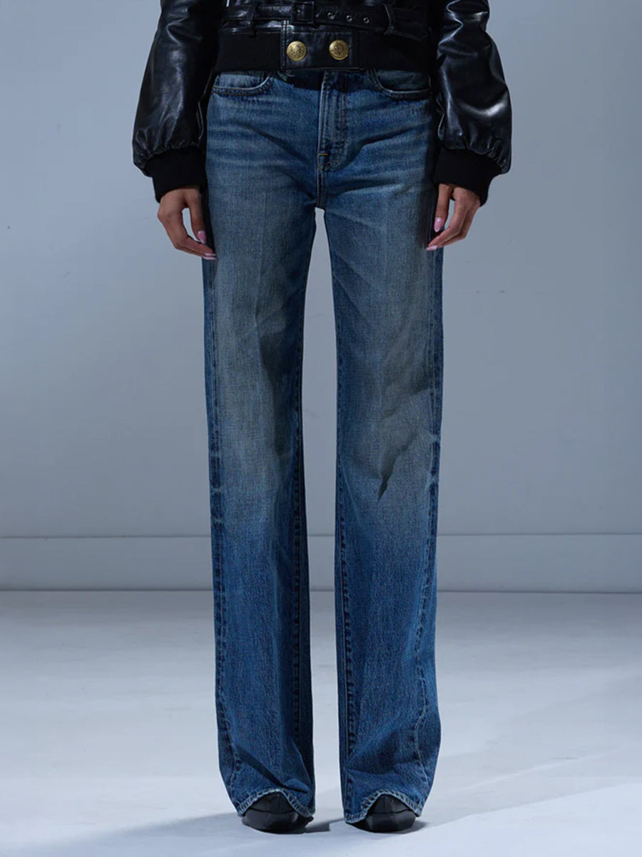 R13 Charlotte Jean in Leo Blue