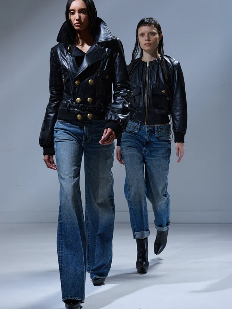 R13 Charlotte Jean in Leo Blue