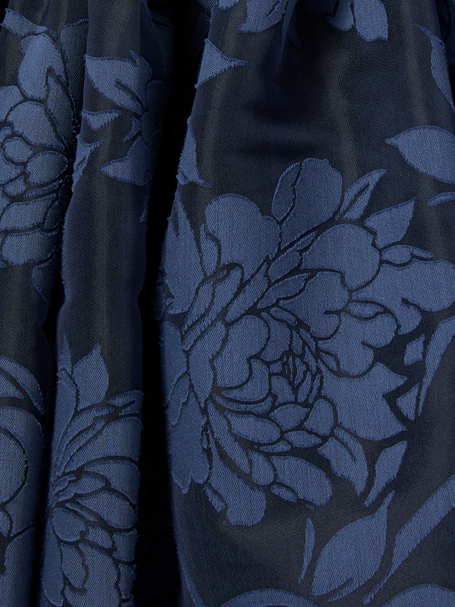 La DoubleJ Chignon Dress in Midnight Blue