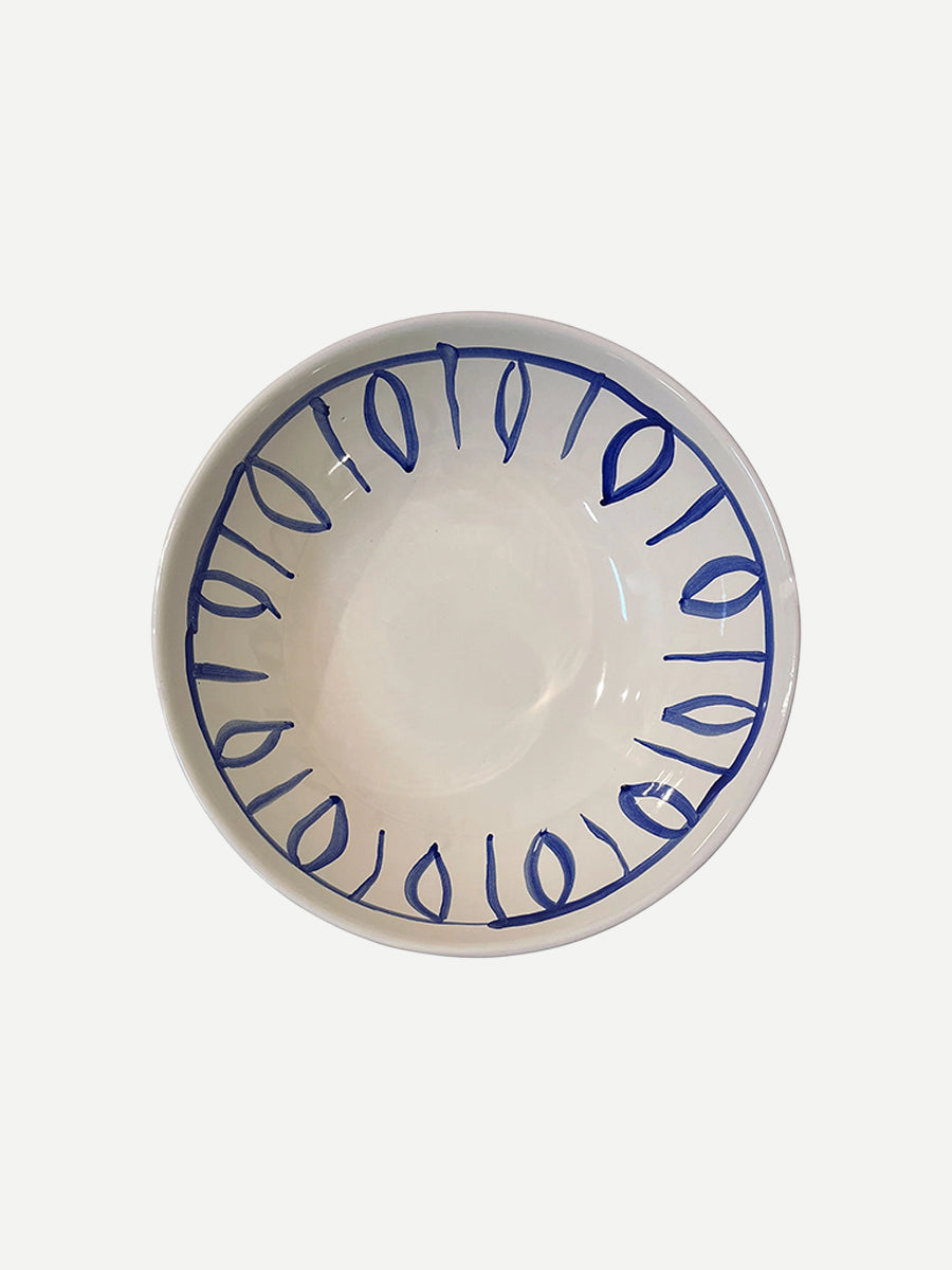 Alex and Trahanas Ciottoli Serving Bowl in Blue