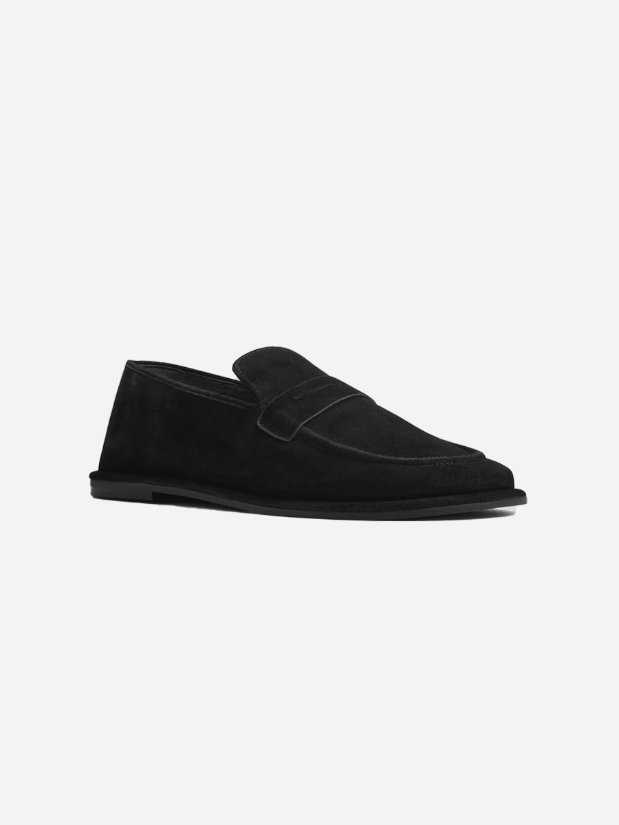 Clarence Loafer in Black Suede