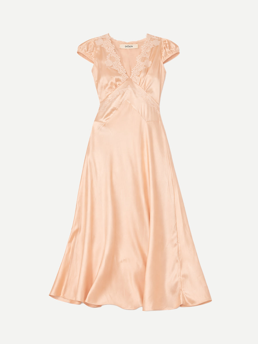Doen Coraline Dress in Peach Sorbet