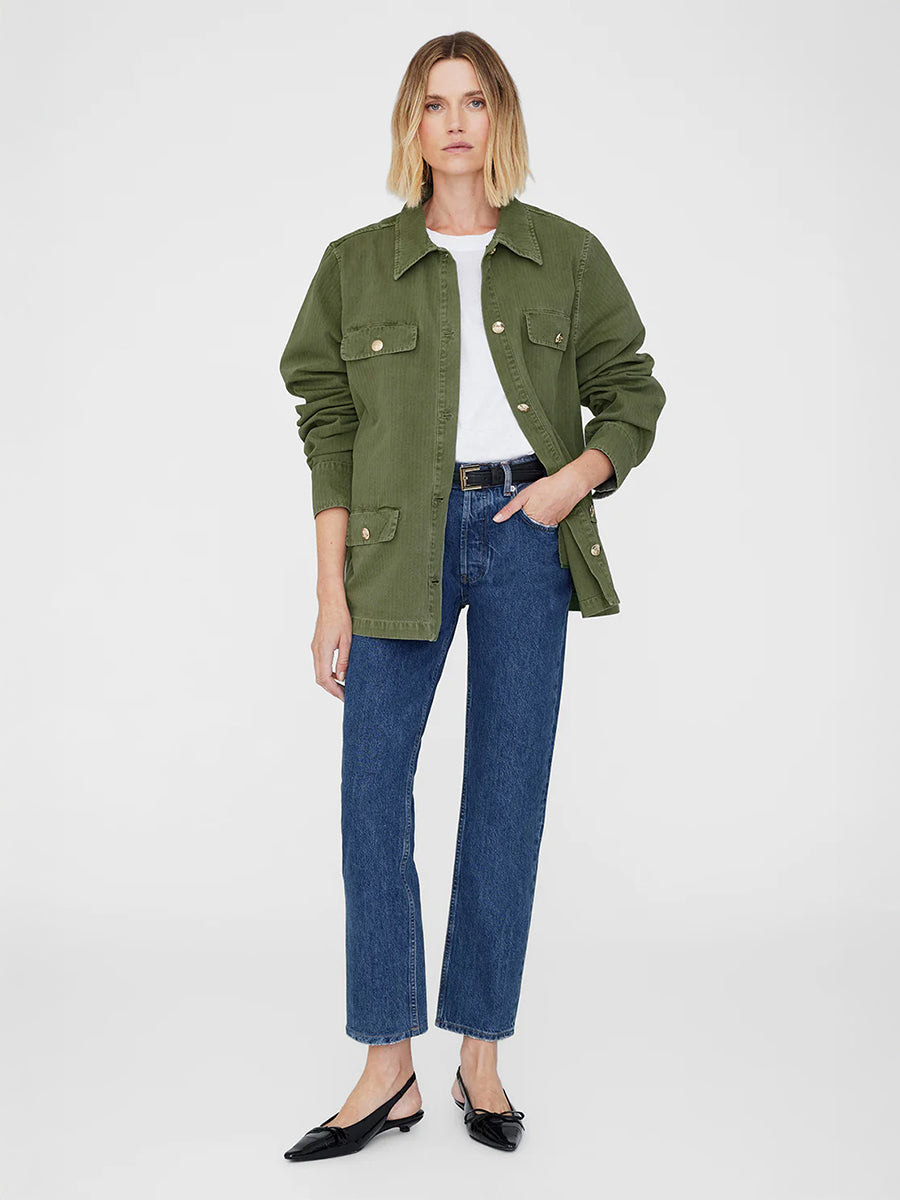 ANINE BING Corey Jacket in Army Green