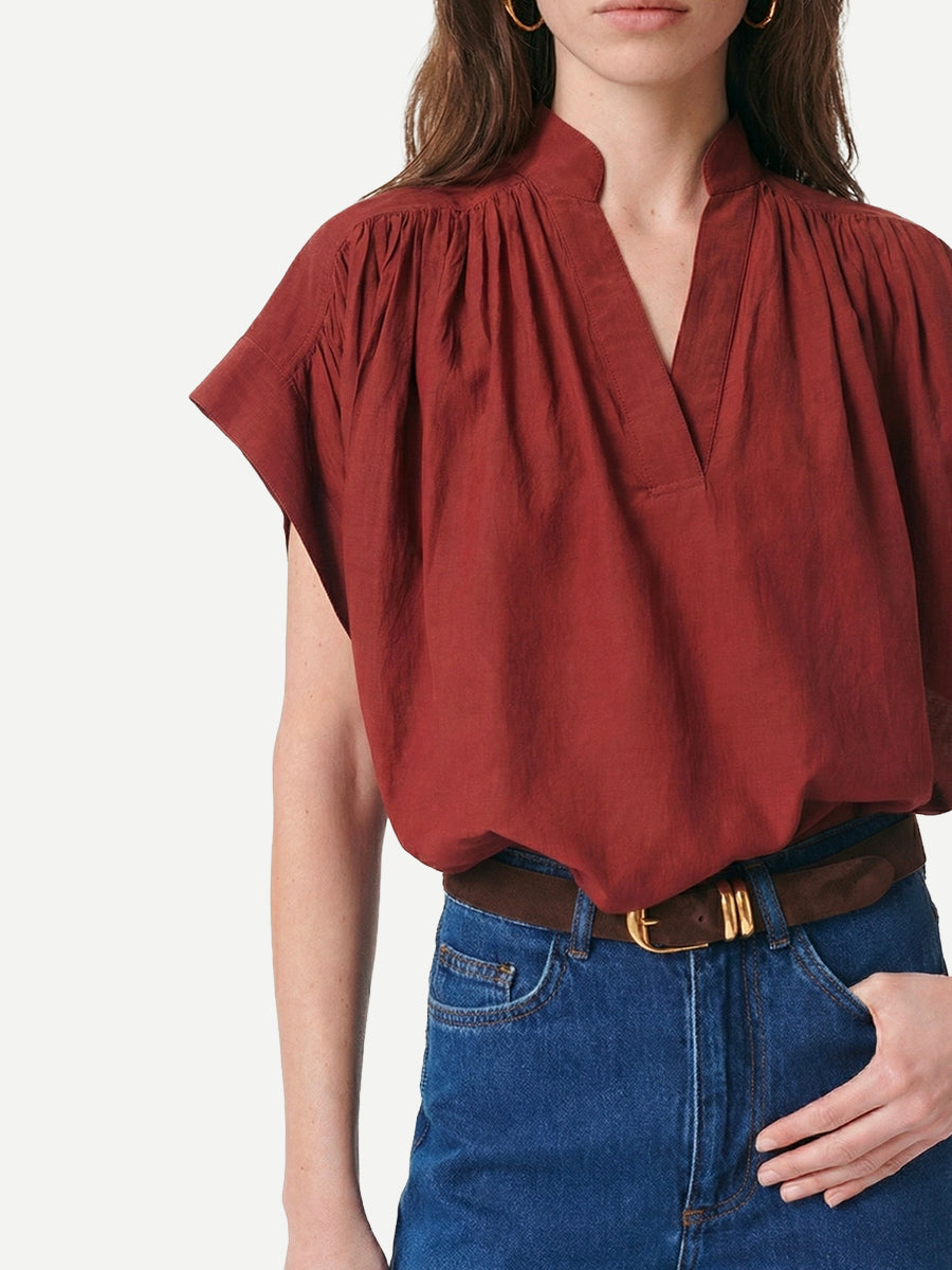 Vanessa Bruno Cory Blouse in Spice