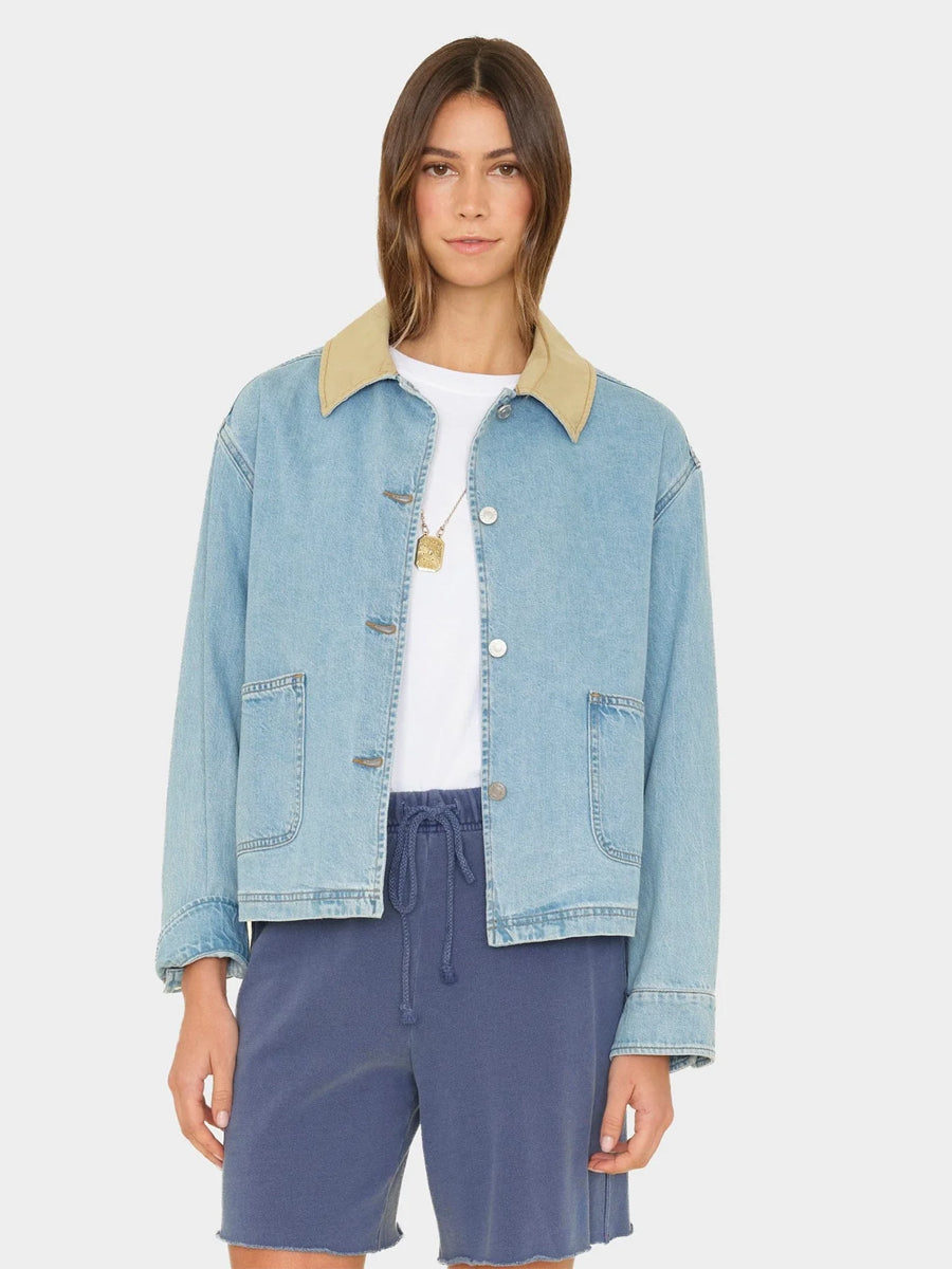 Cove Jacket in Blue Cloud
