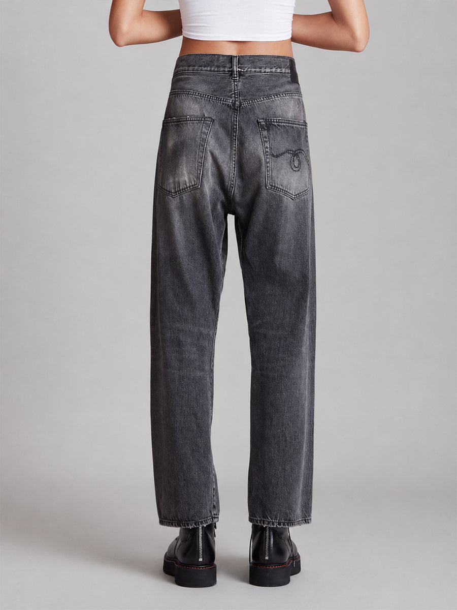 R13 Cross Over Jean in Leyton Black