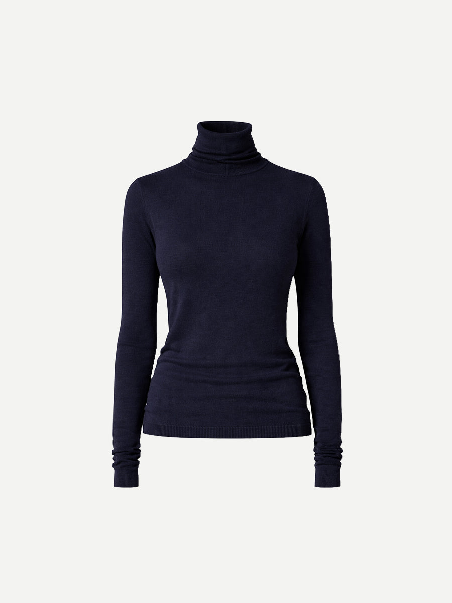 Cube Sweater in Darkest Navy