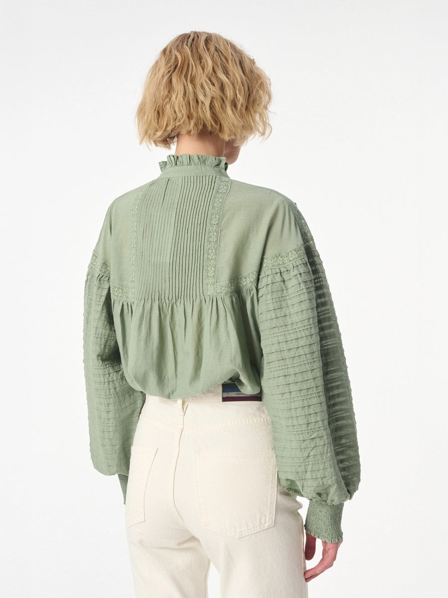 Vanessa Bruno Dahlia Top in Amande