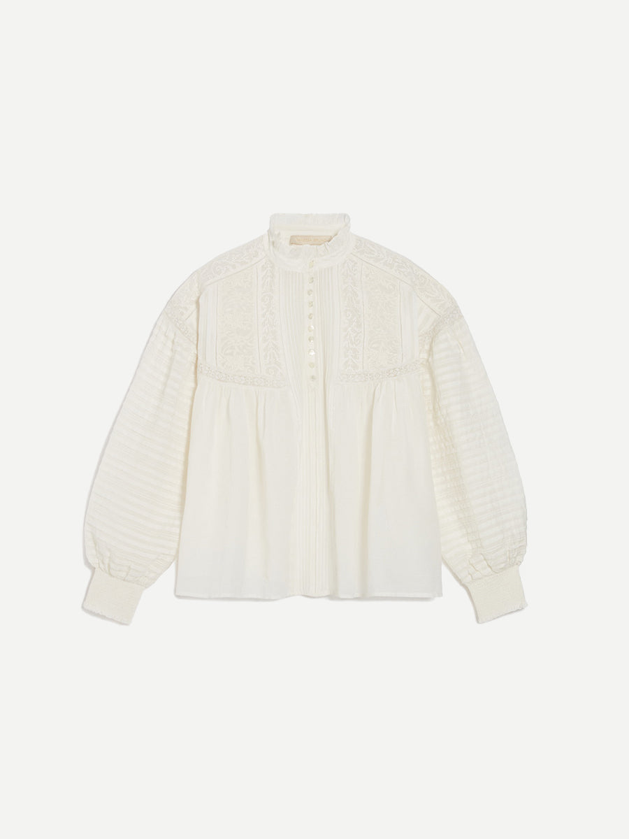 Vanessa Bruno Dahlia Top in Blanc