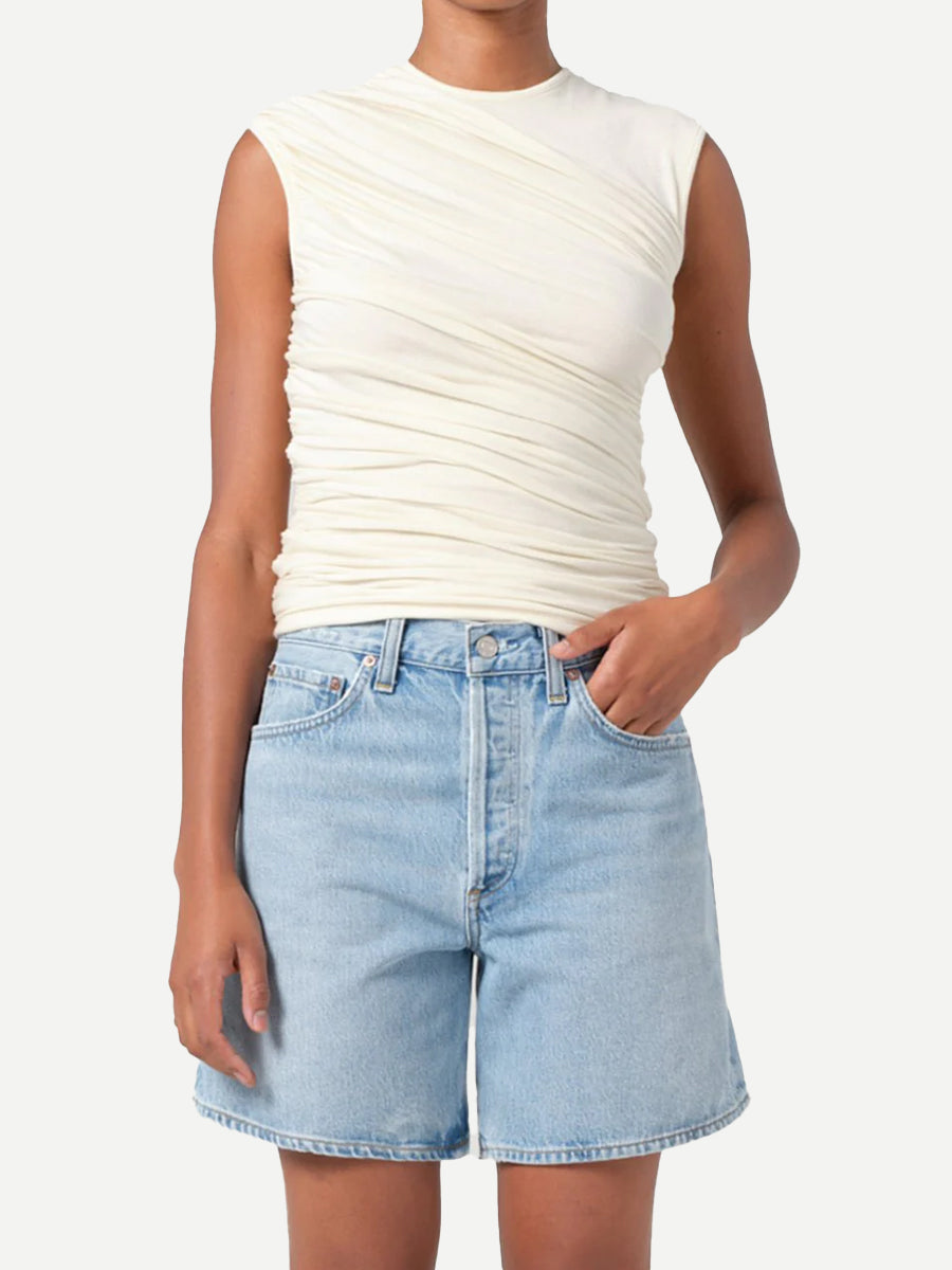 Agolde Dame Short in Coax