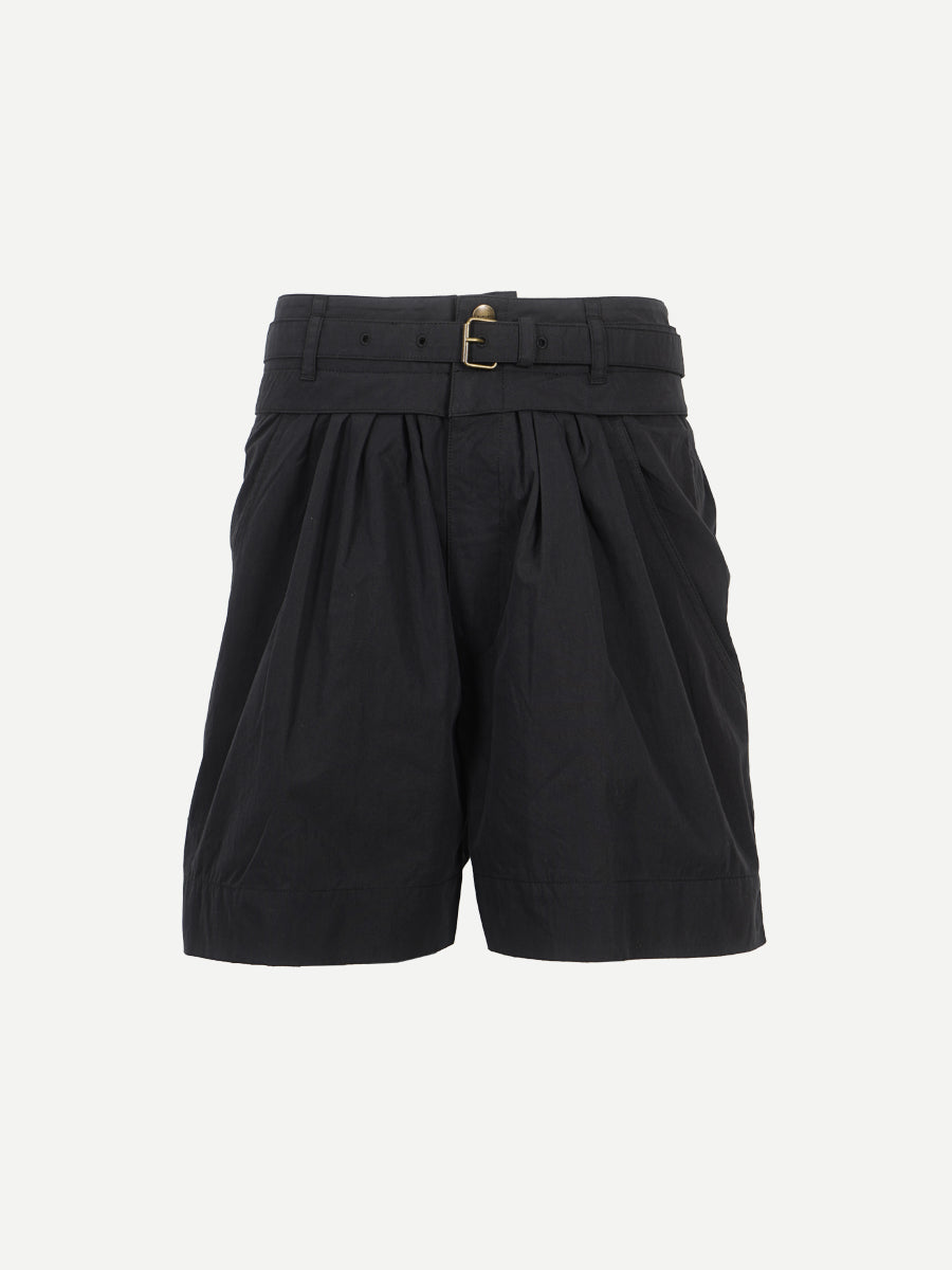 Marant Etoile Danica Shorts in Faded Black
