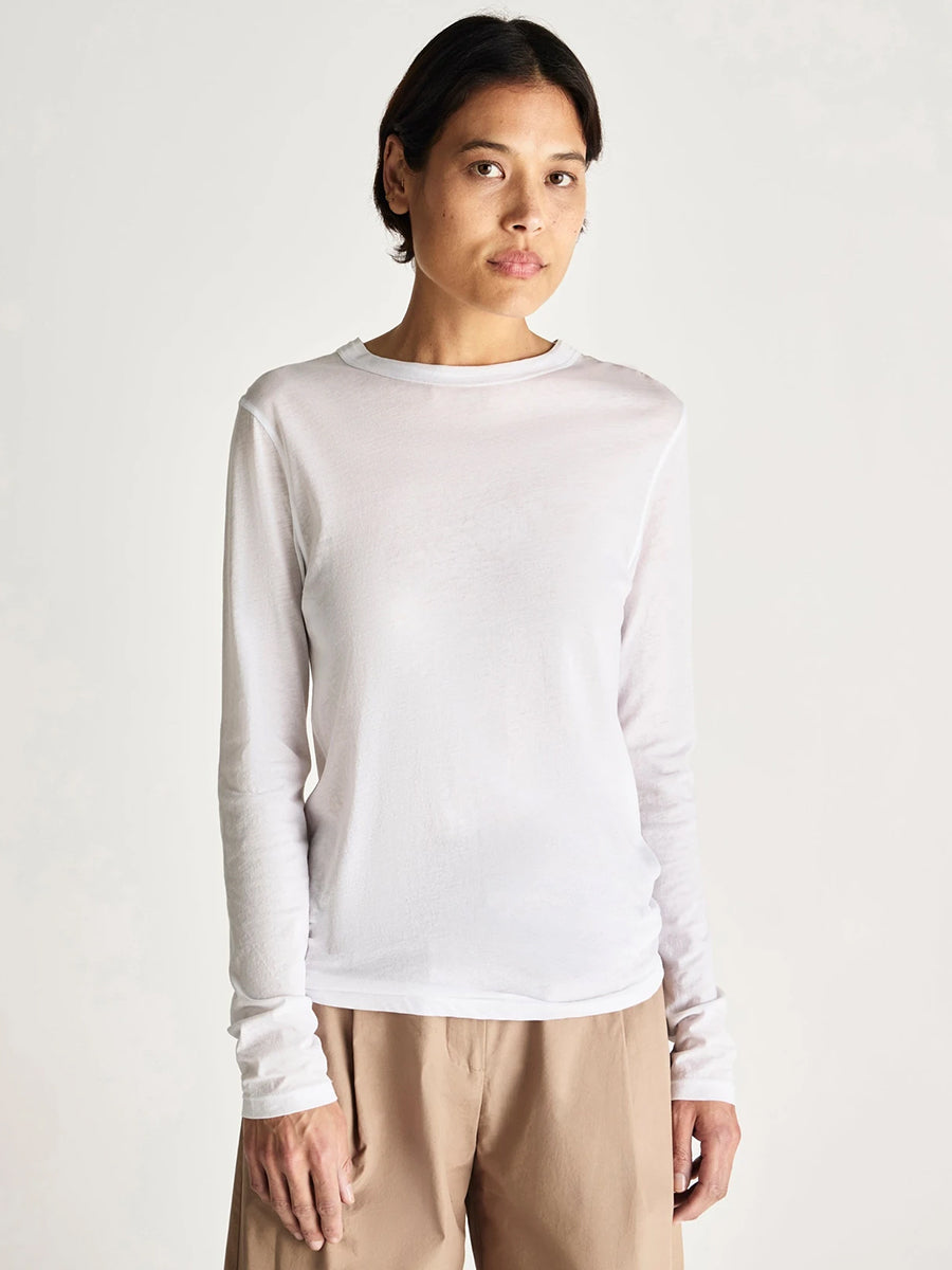 Davies LS Tee in White