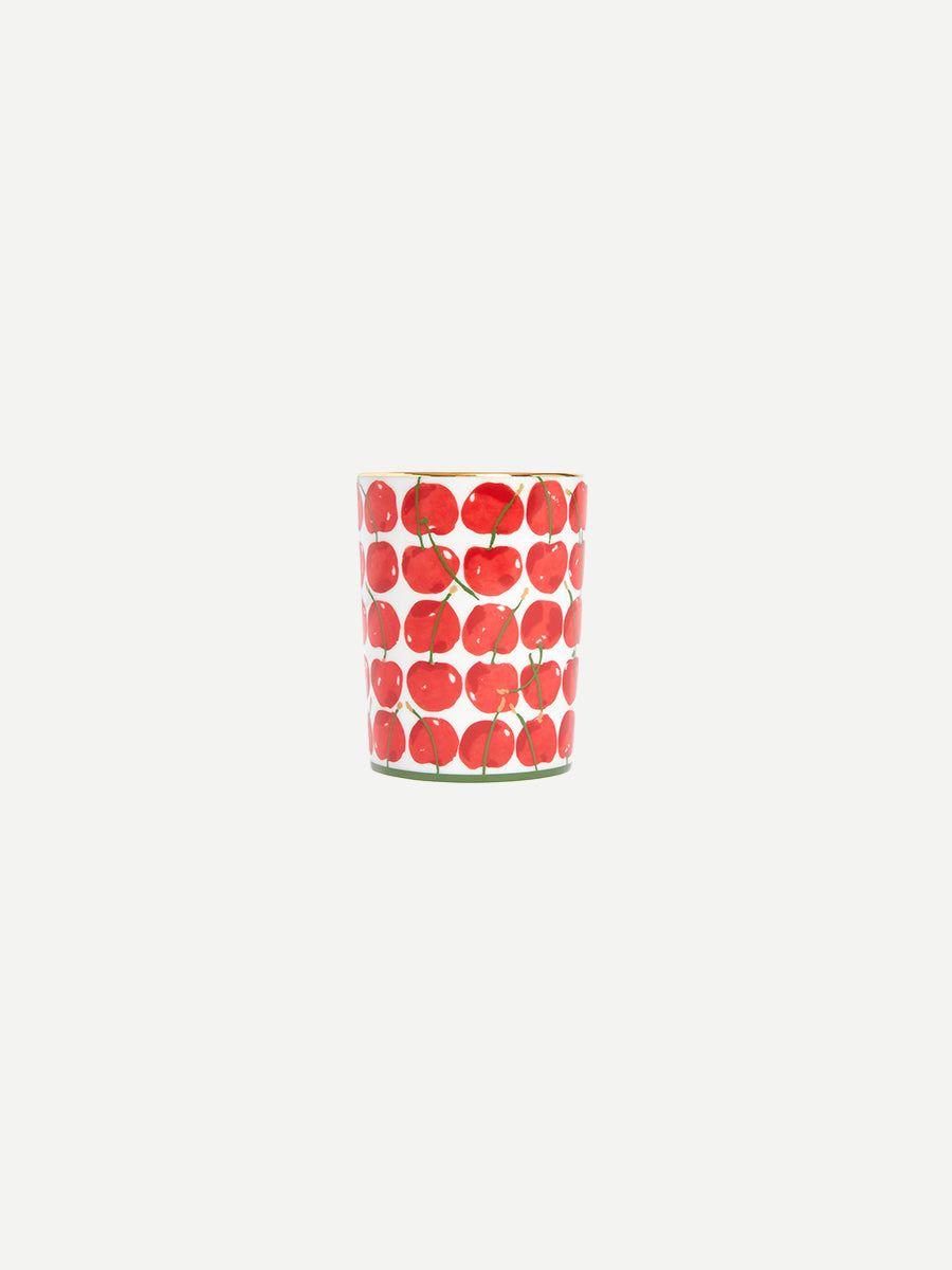 La DoubleJ | Decorative Cup in Cherries Avorio