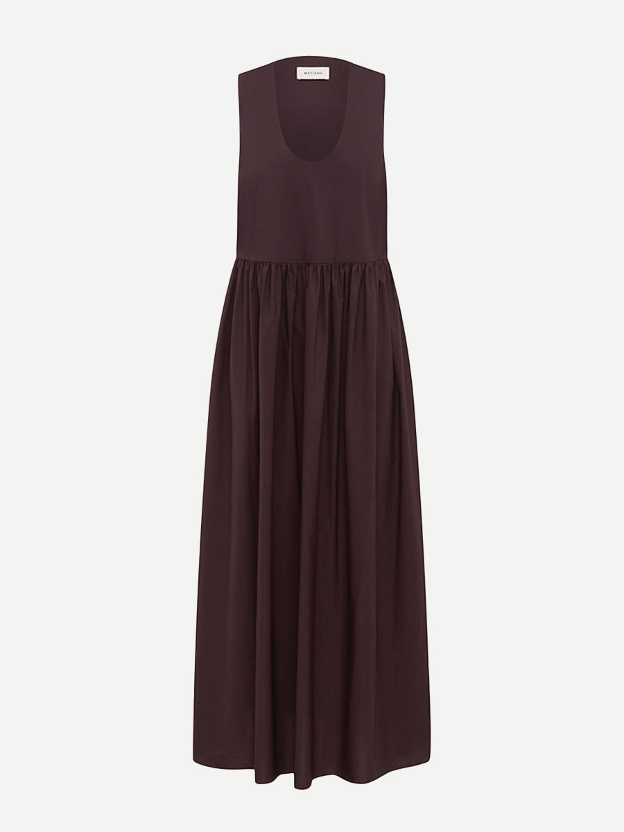Matteau Deep U Sundress in Aubergine
