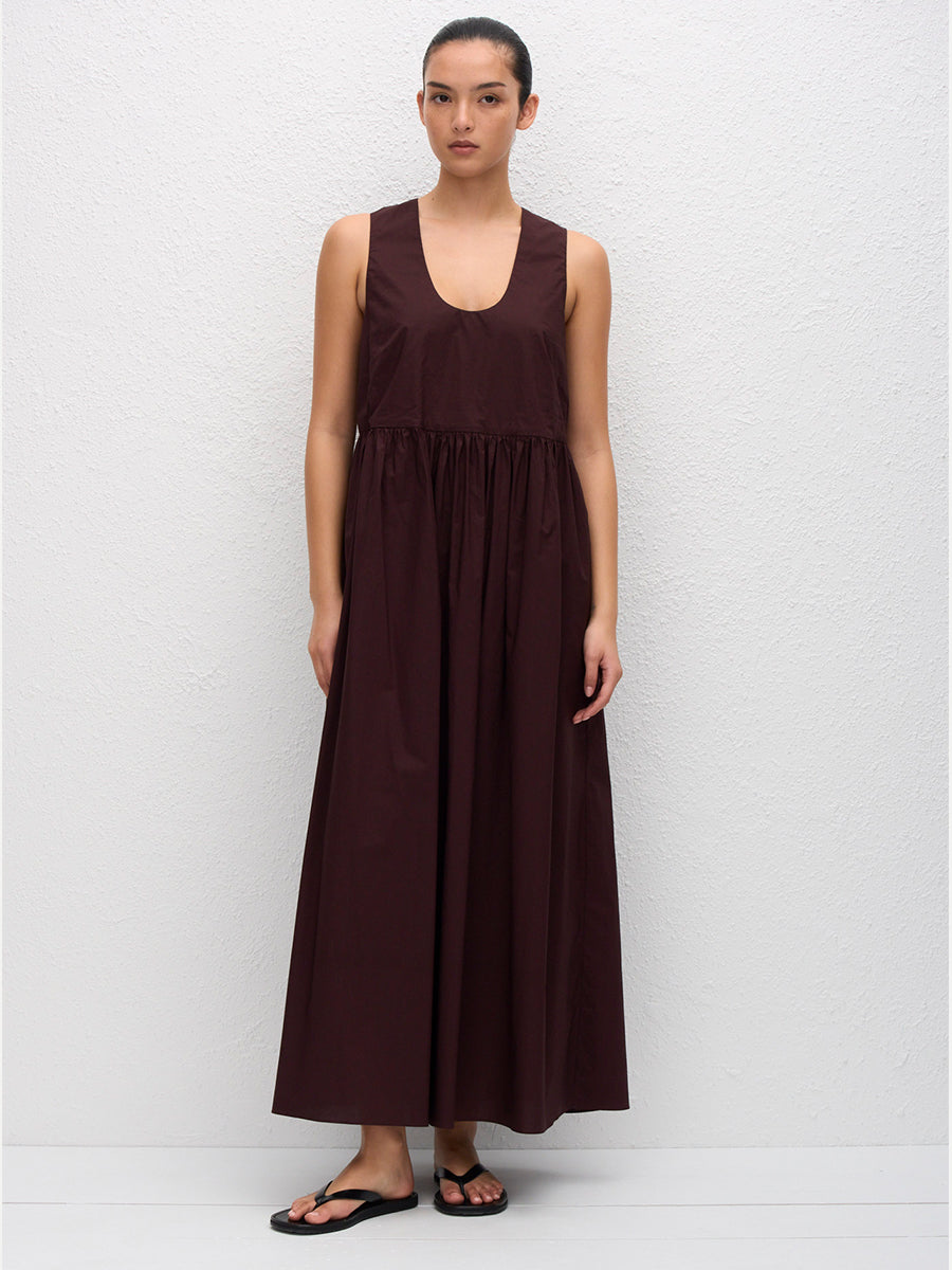 Matteau Deep U Sundress in Aubergine