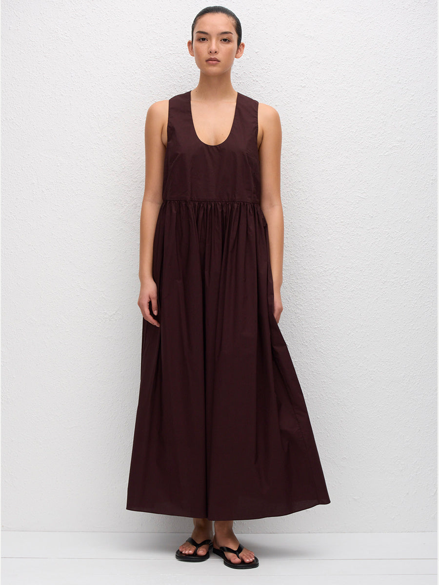 Matteau Deep U Sundress in Aubergine