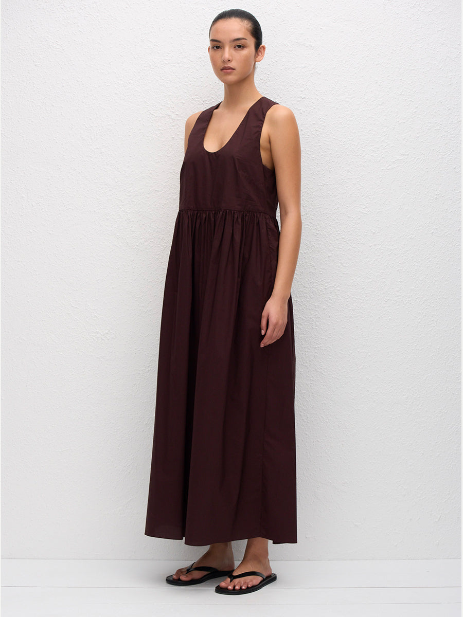 Matteau Deep U Sundress in Aubergine