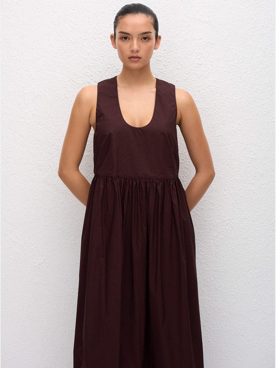 Matteau Deep U Sundress in Aubergine