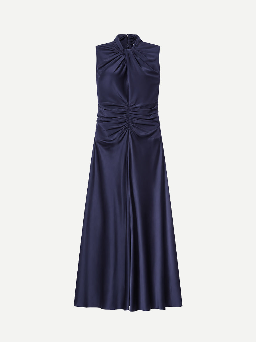 Delfi Dress in Midnight