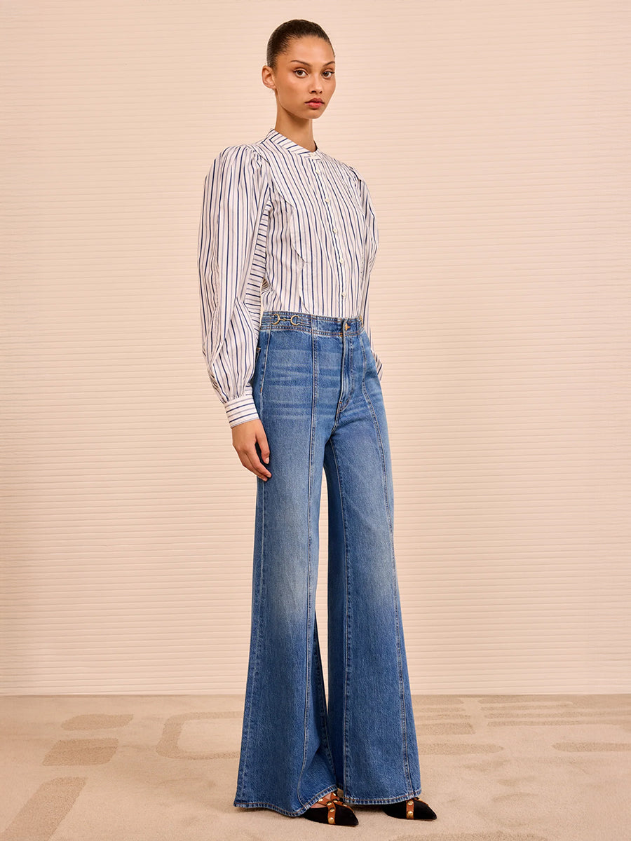 Ulla Johnson Delphine High Rise Jean in Danube