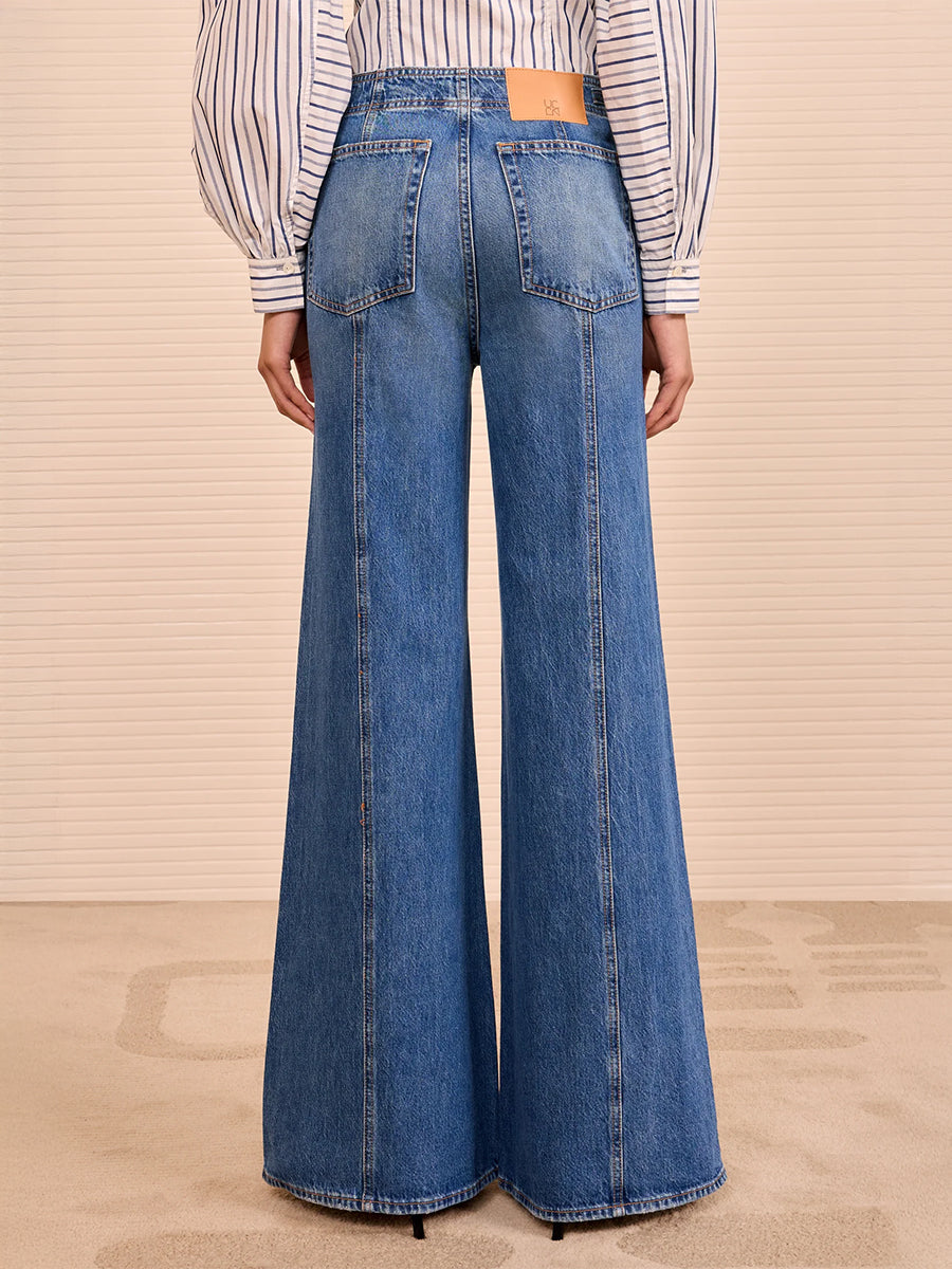 Ulla Johnson Delphine High Rise Jean in Danube