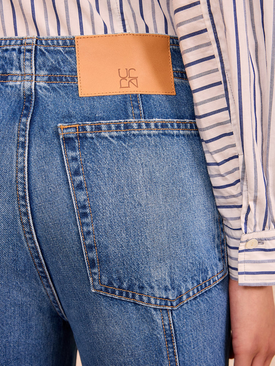 Delphine High Rise Jean in Danube