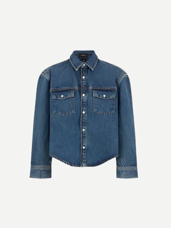 Wardrobe.NYC Denim Jacket in Indigo Adam Heath