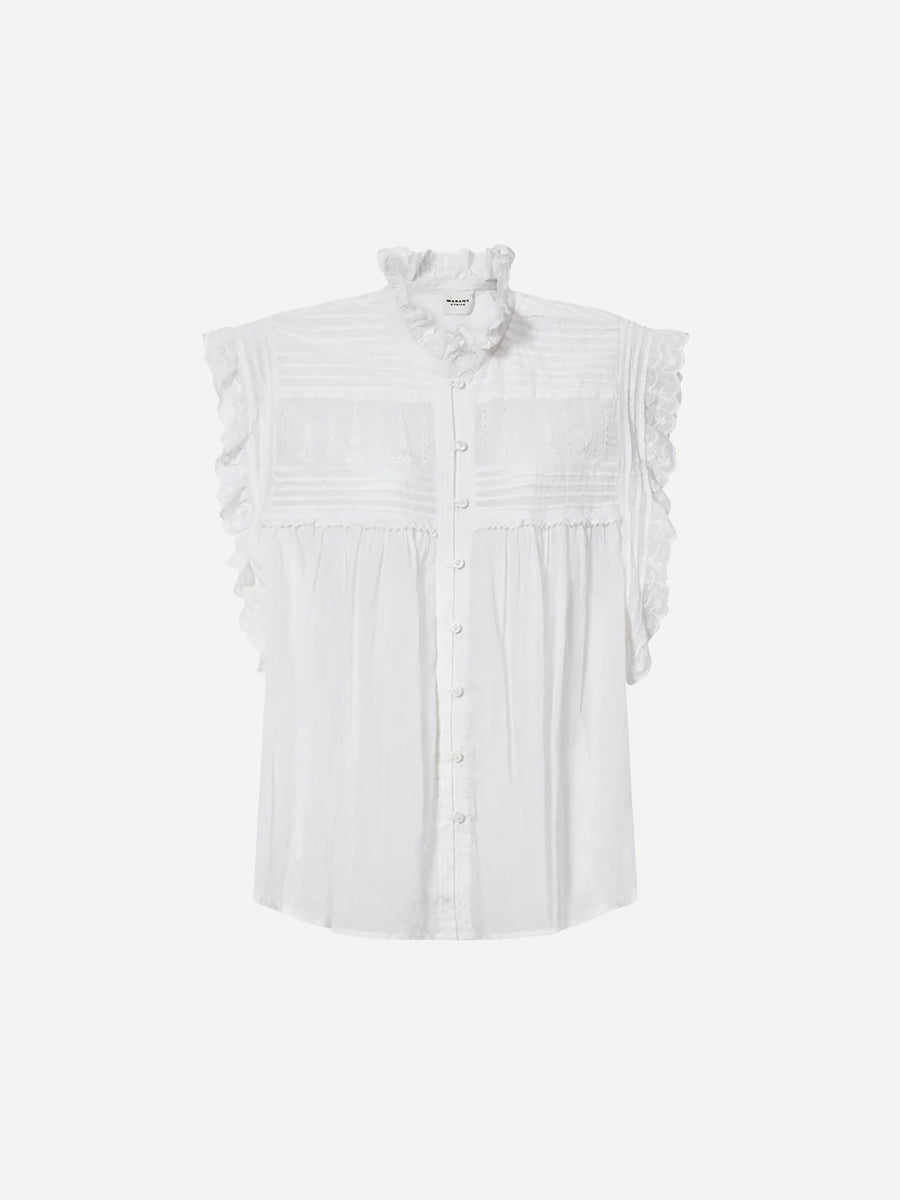 Marant Etoile Dersia Top in White