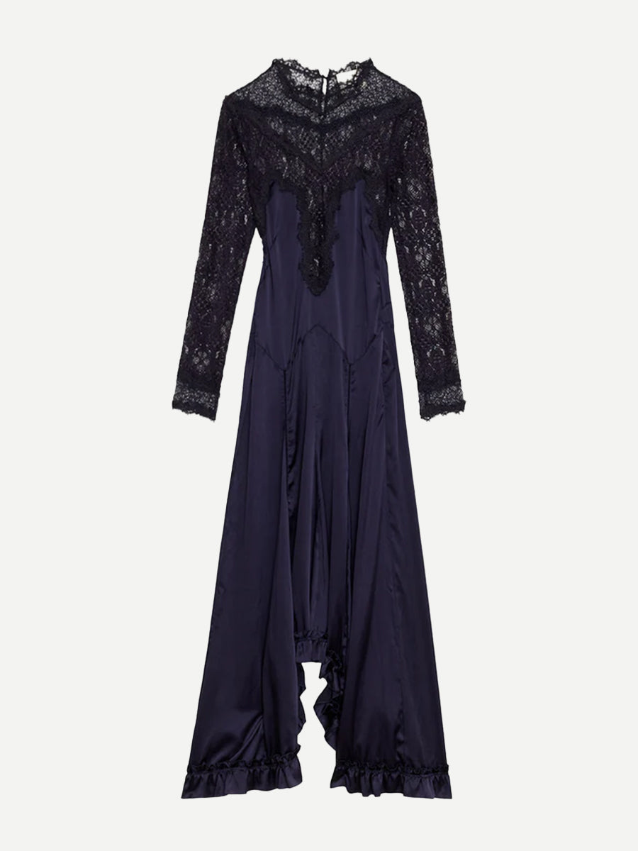 Isabel Marant Dolores Dress in Black Midnight