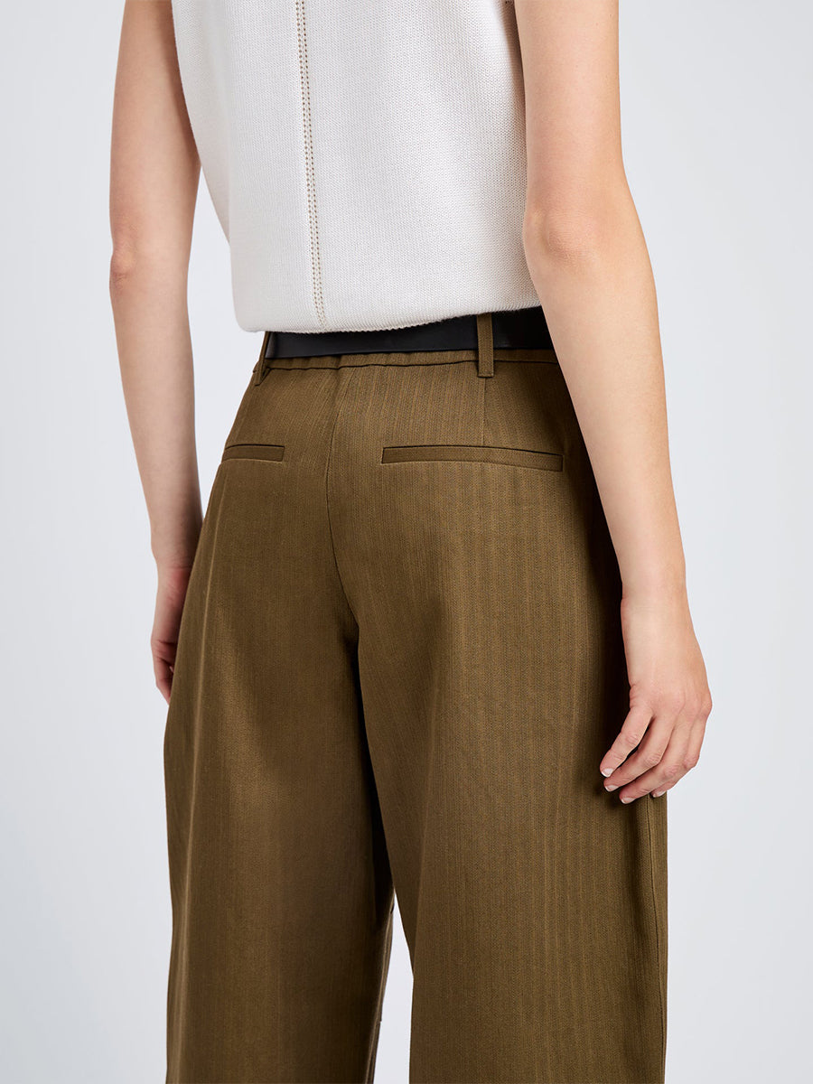 Proenza Schouler White Label Dori Pant in Wood