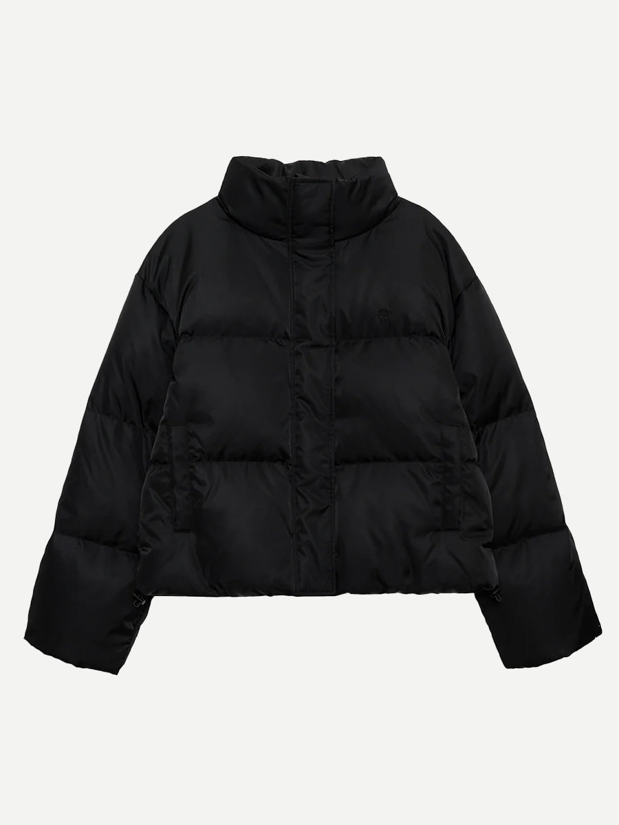 Anine Bing Dorian Puffer in Black