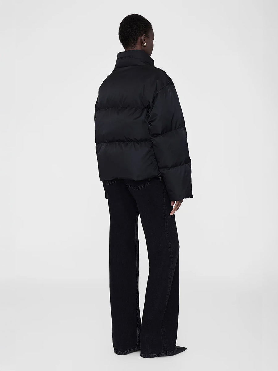 Anine Bing Dorian Puffer in Black